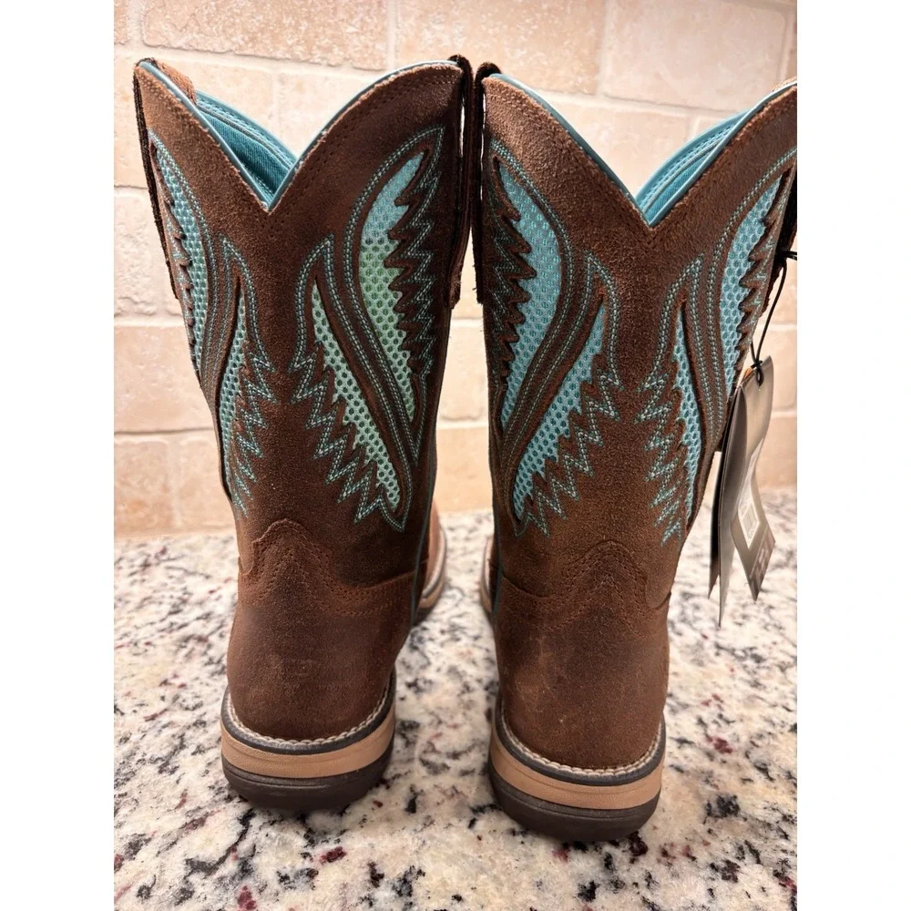 Ariat Women's Anthem VentTek‎ Composite Toe Turquoise Work Boot 6.5B NWT Western